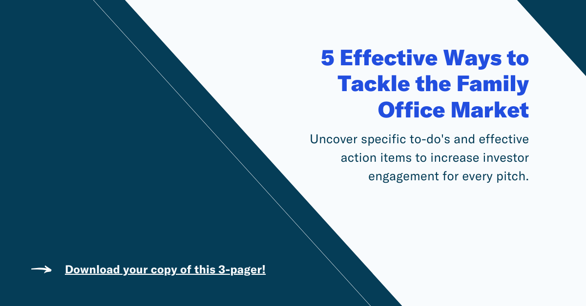 5 Effective Ways to Tackle the Family Office Market