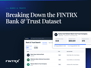 Breaking Down the FINTRX Bank & Trust Dataset