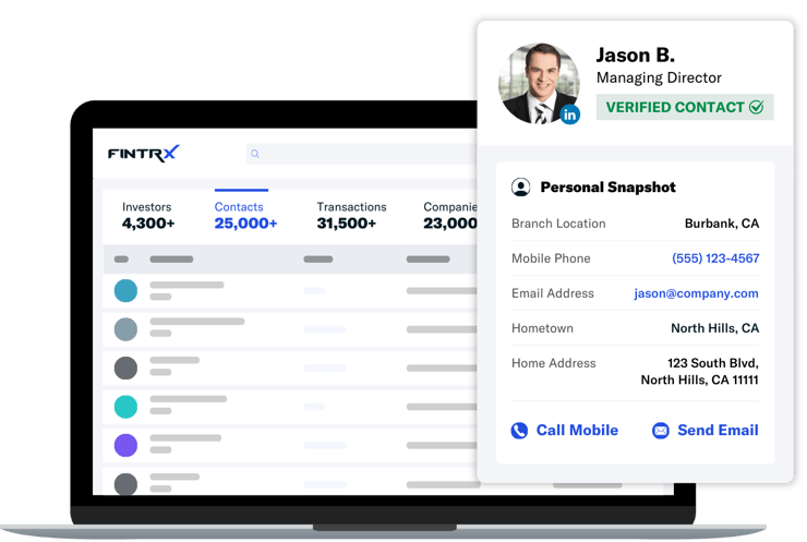 FINTRX Fundraising Verified Data
