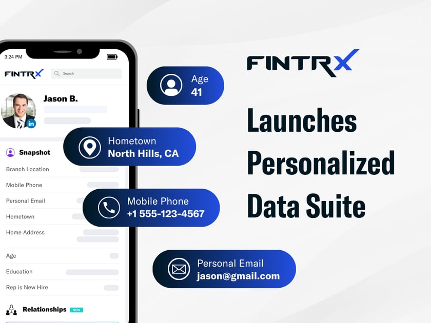 FINTRX Launches Personalized Rep & Financial Advizor Data Suite