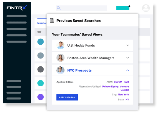 Team Saved Search Filters