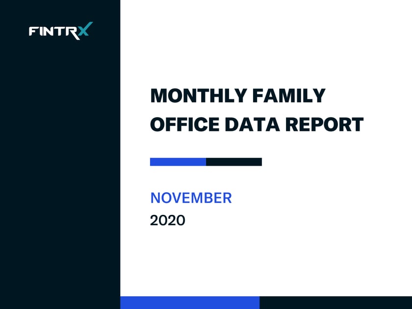 FINTRX Monthly Family Office Data Report - November 2020