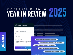 FINTRX 2025 Product & Data Year in Review