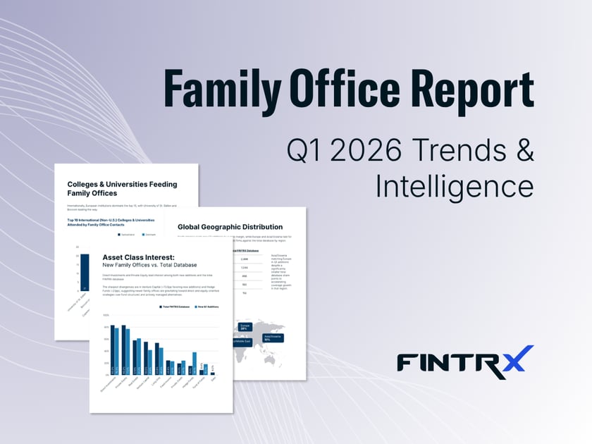 Family Office Report: Q1 2026 Trends & Intelligence
