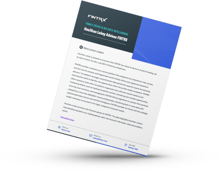 Houlihan Lokey Advises FINTRX