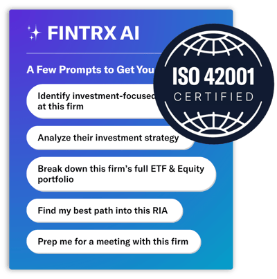 ISO 42001 Certification FINTRX
