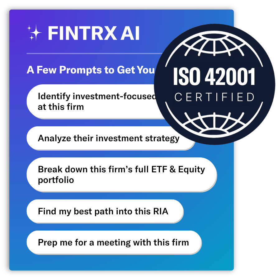 ISO 42001 Certification FINTRX