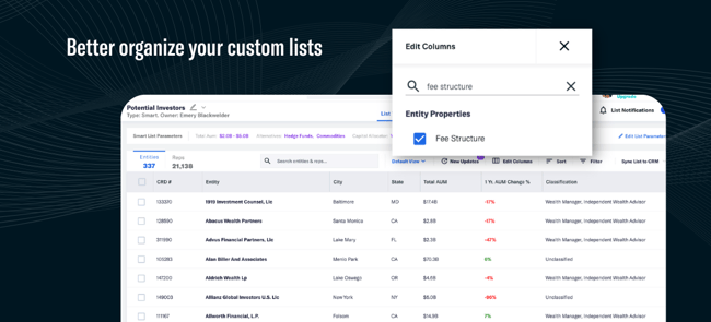 Improved Custom List Columns Functionality