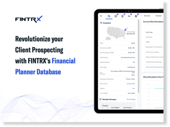 Revolutionize your Client Prospecting with FINTRX's Financial Planner Database