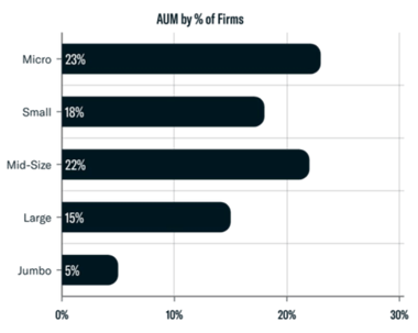 RIA AUM by Firm Size