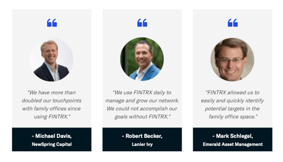 FINTRX case study quotes
