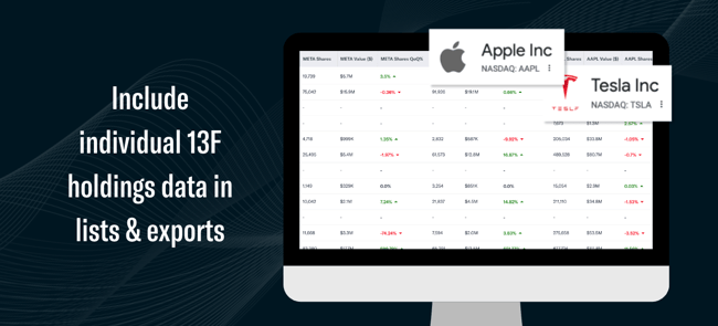 fintrx individual 13f securities data tracking