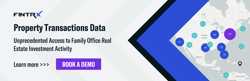 FINTRX family office real estate property transactions