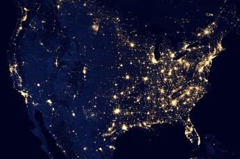 US map lights