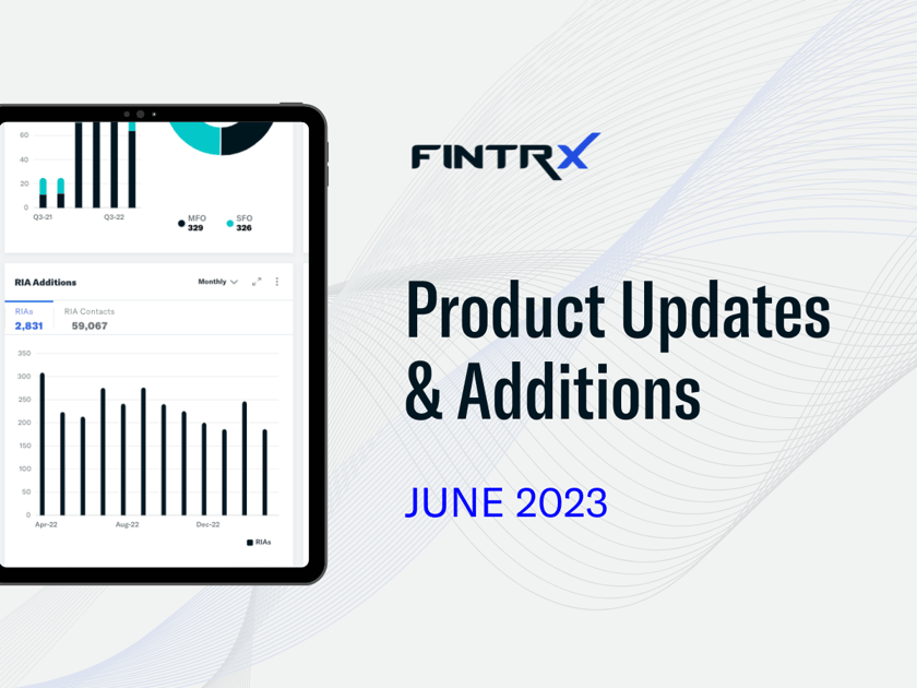 June 2023 FINTRX Updates & Additions