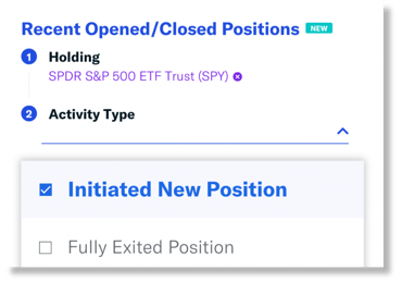 opened closed positions