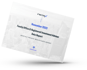 November '23 Family Office & RIA Monthly Data Report