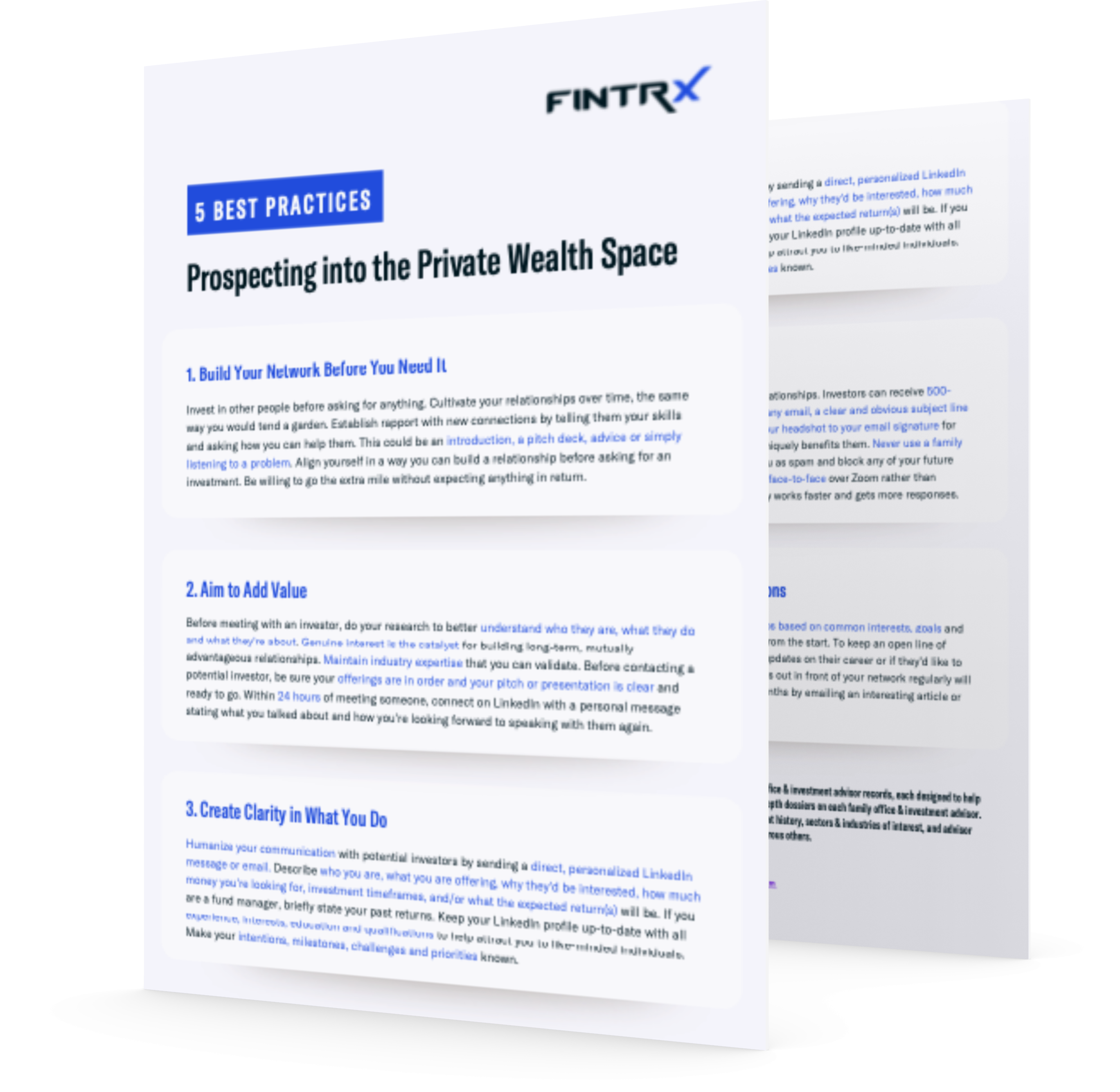 Prospecting into the Private Wealth Space: 5 Best Practices
