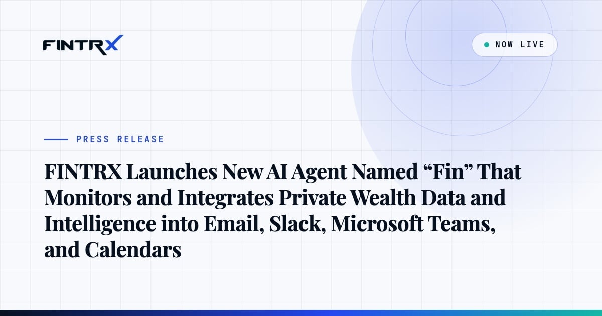 FINTRX Launches New AI Agent Named 