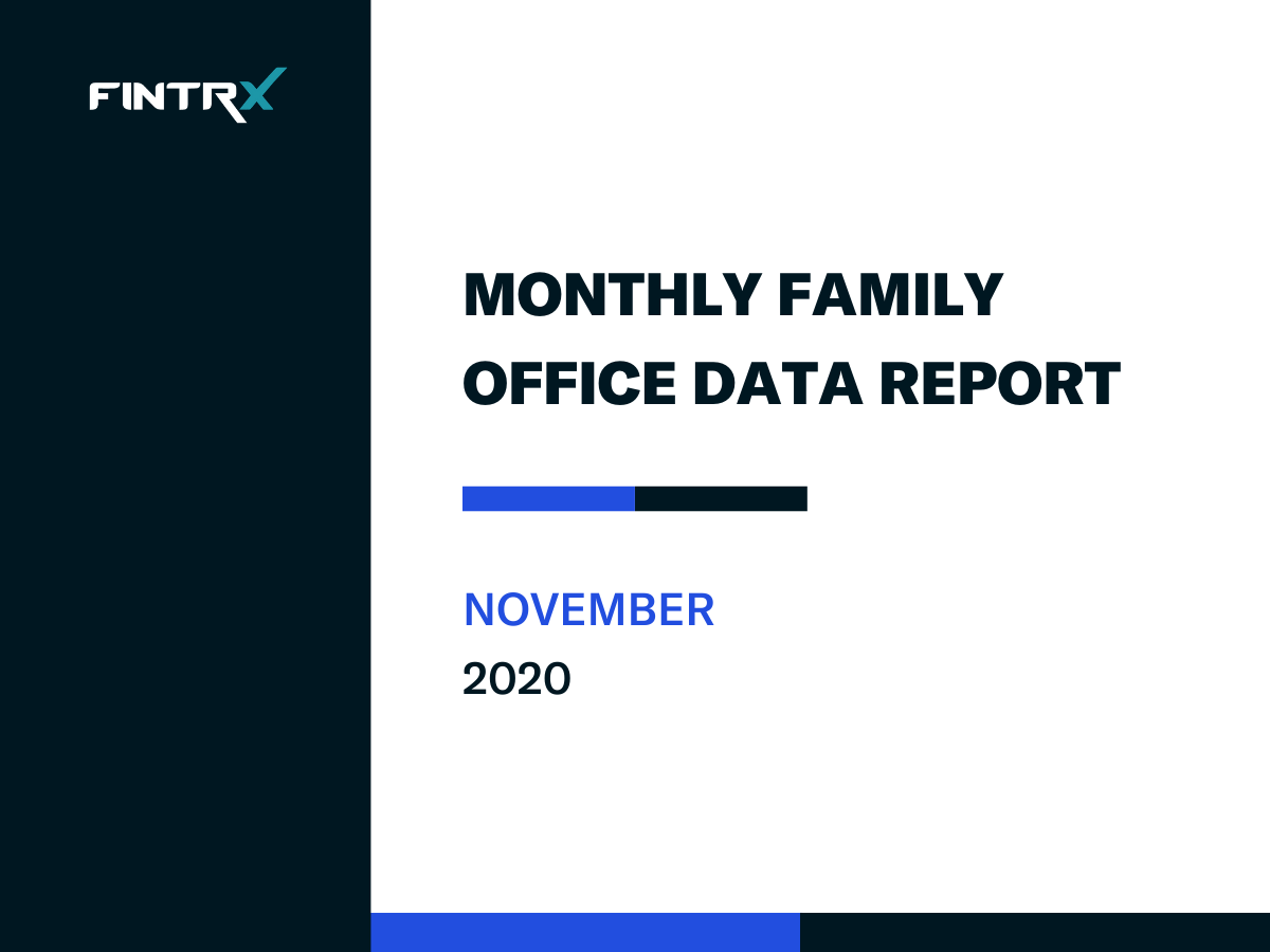 FINTRX Monthly Family Office Data Report - November 2020
