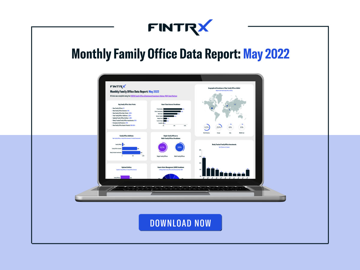 FINTRX Monthly Family Office Data Report: May 2022