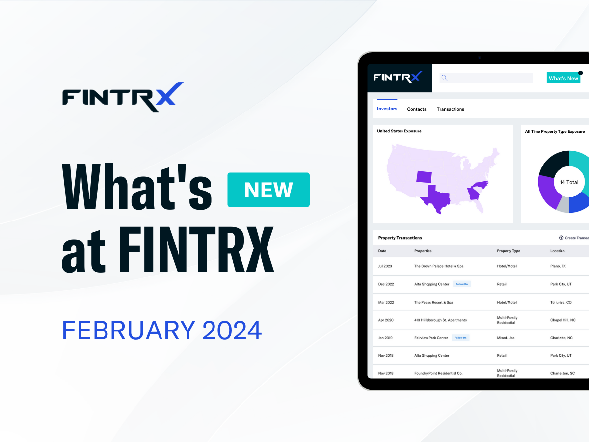 What's New at FINTRX | February 2024
