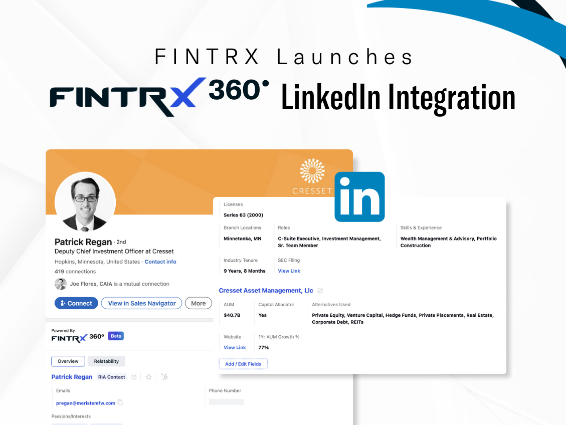FINTRX Launches FINTRX 360 LinkedIn Integration