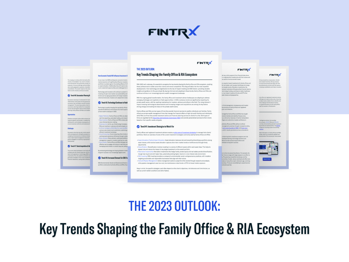 The 2023 Outlook: Key Trends Shaping the Family Office & RIA Ecosystem