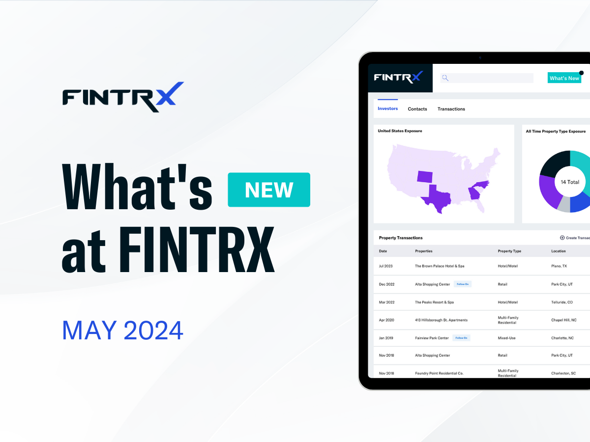 What's New at FINTRX | May 2024